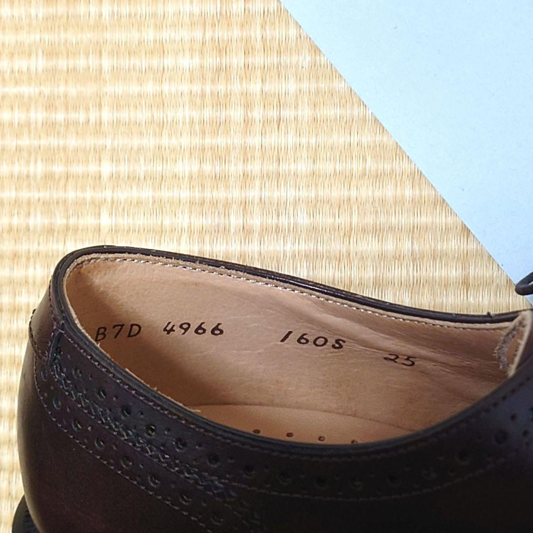 リーガル　ウィングチップ内羽根　新品未使用　アウトレット品　25cm