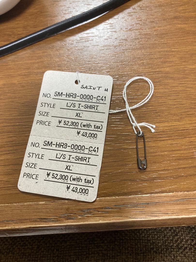 25SS SAINT MICHAEL プリント 長袖 Tシャツ 909P▲