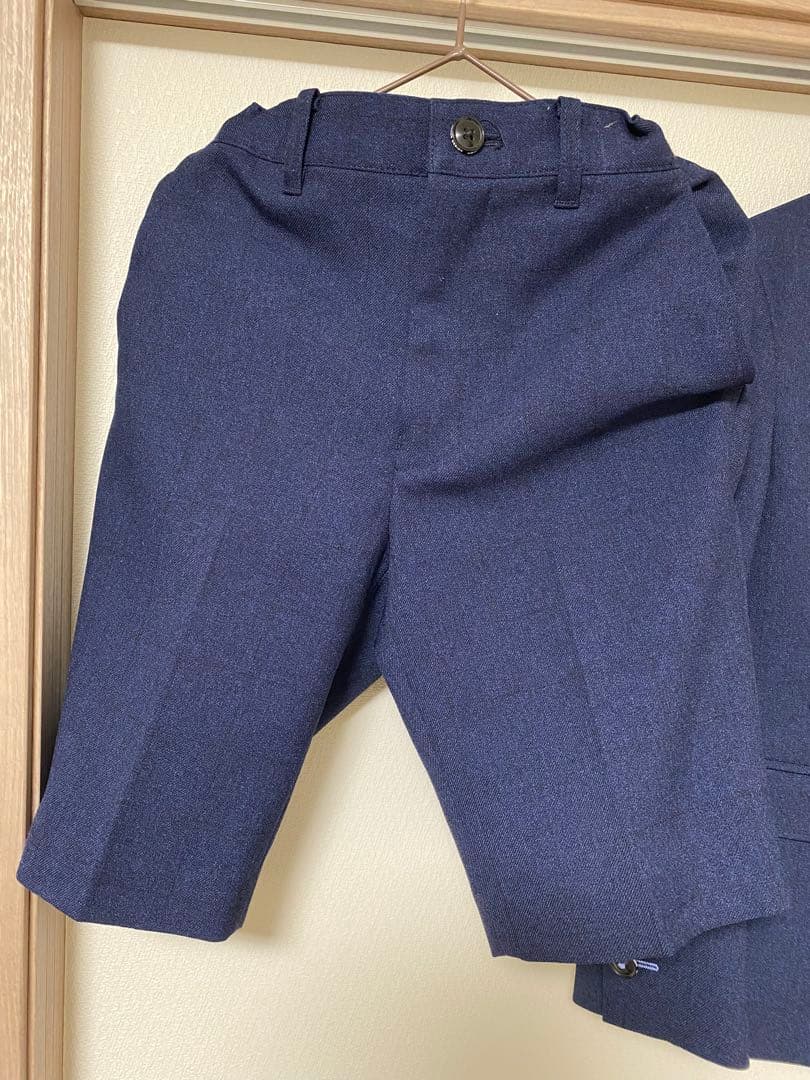 Beams Waltz ネイビー スーツ　120 蝶ネクタイ　入学式　卒園式