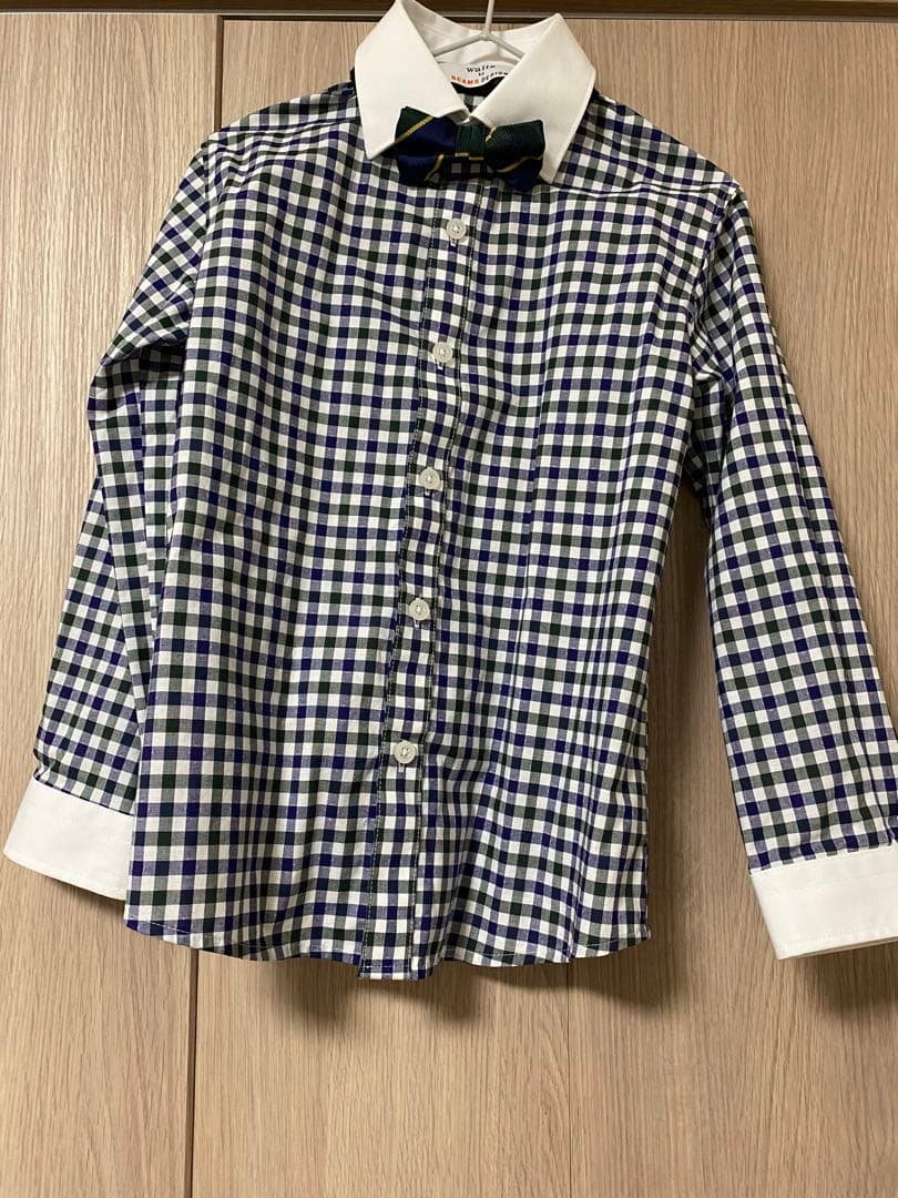 Beams Waltz ネイビー スーツ　120 蝶ネクタイ　入学式　卒園式