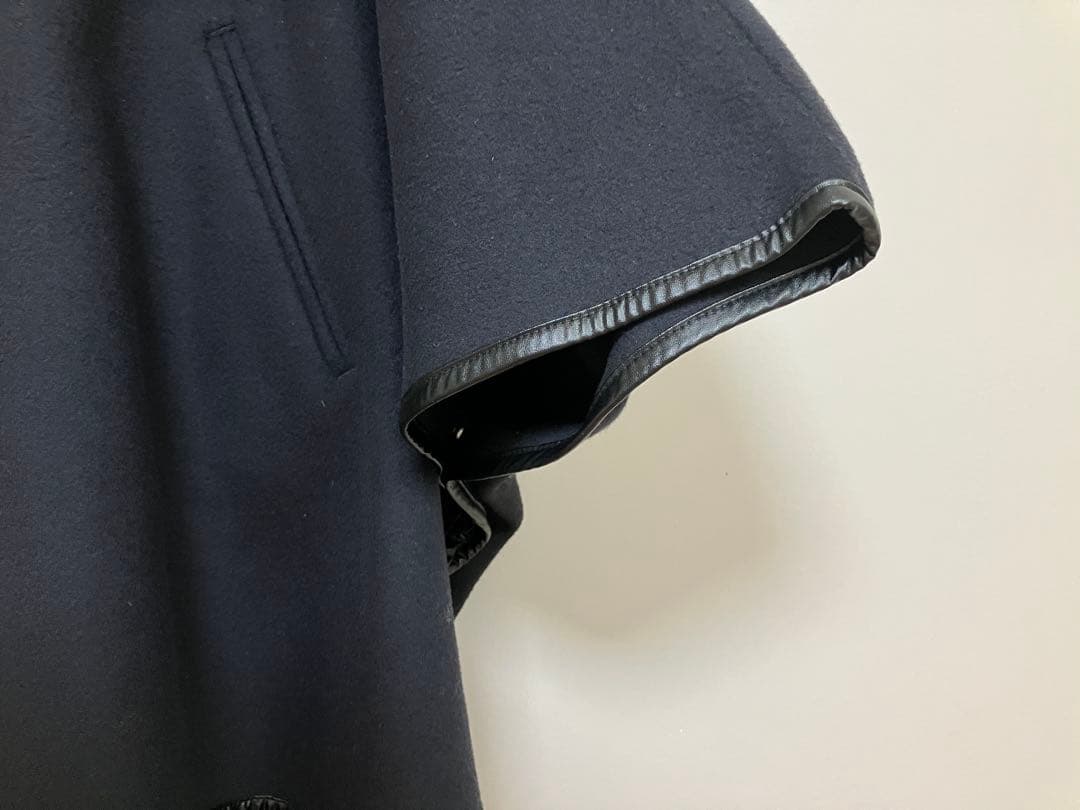 JOINT WORKS J-Milliorメルトンポンチョ　ネイビー