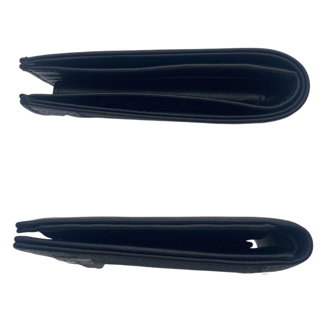 【未使用級】 ダンヒル dunhill 二つ折り 財布 ロゴプレート