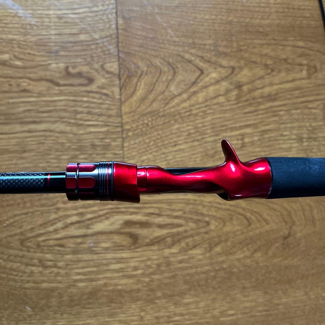 ダイワ　HRF AIR 86M/MHB ルアーロッド ブラック/レッド