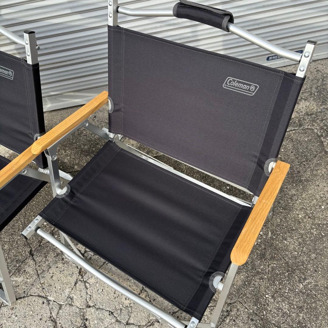 コールマン　コンパクトフォールディングチェア （ブラック）　2脚