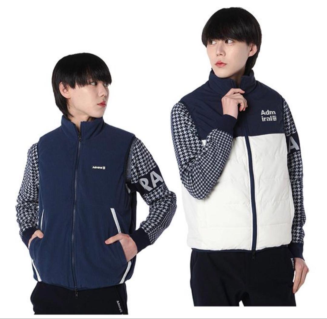 アドミラル Admiral ベスト メンズ リバーシブルフリースコンビベスト