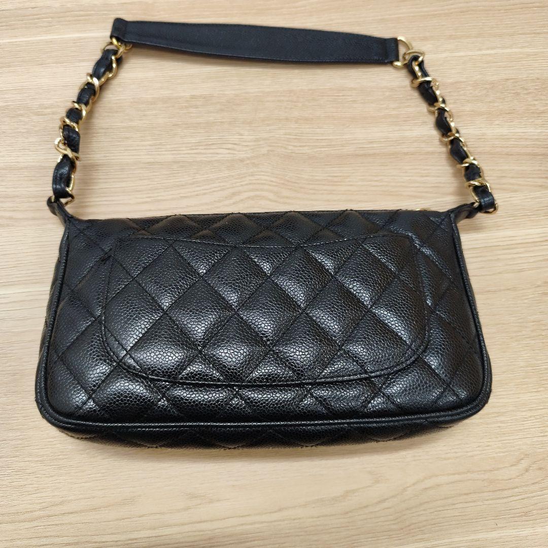 シャネル マトラッセ キャビアスキン