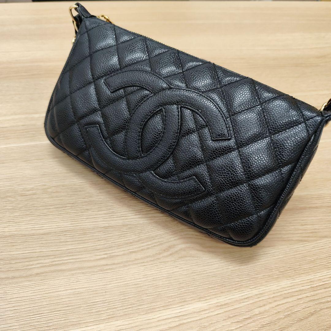 シャネル マトラッセ キャビアスキン