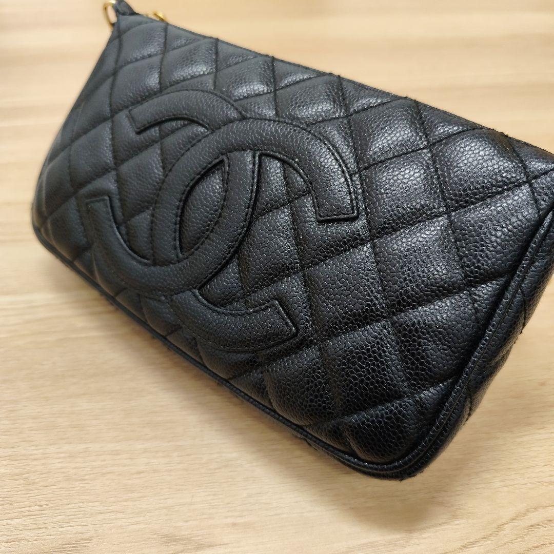 シャネル マトラッセ キャビアスキン