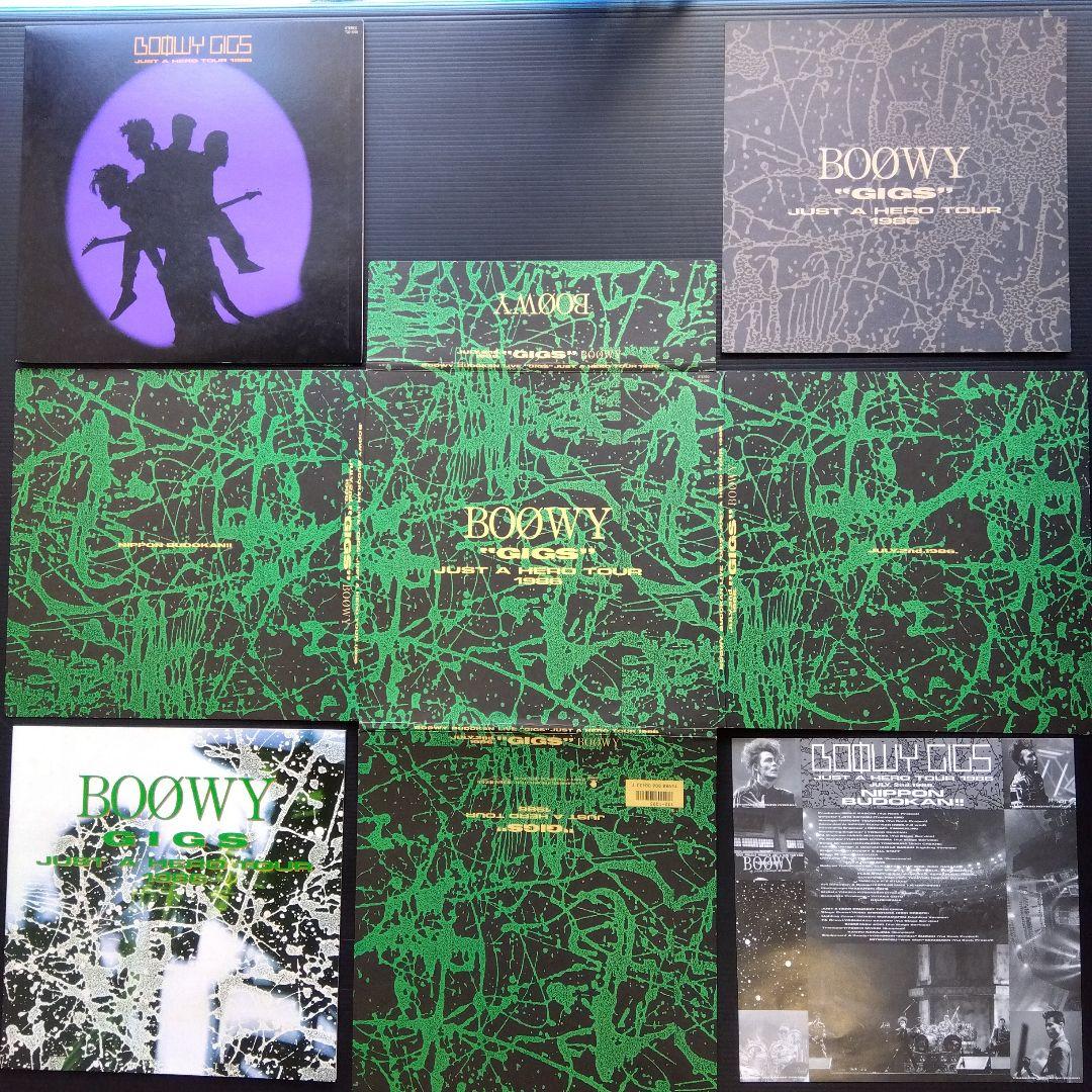 BOØWY　LPレコード(PSYCHOPATH.HIMURO.GIGS含)6枚