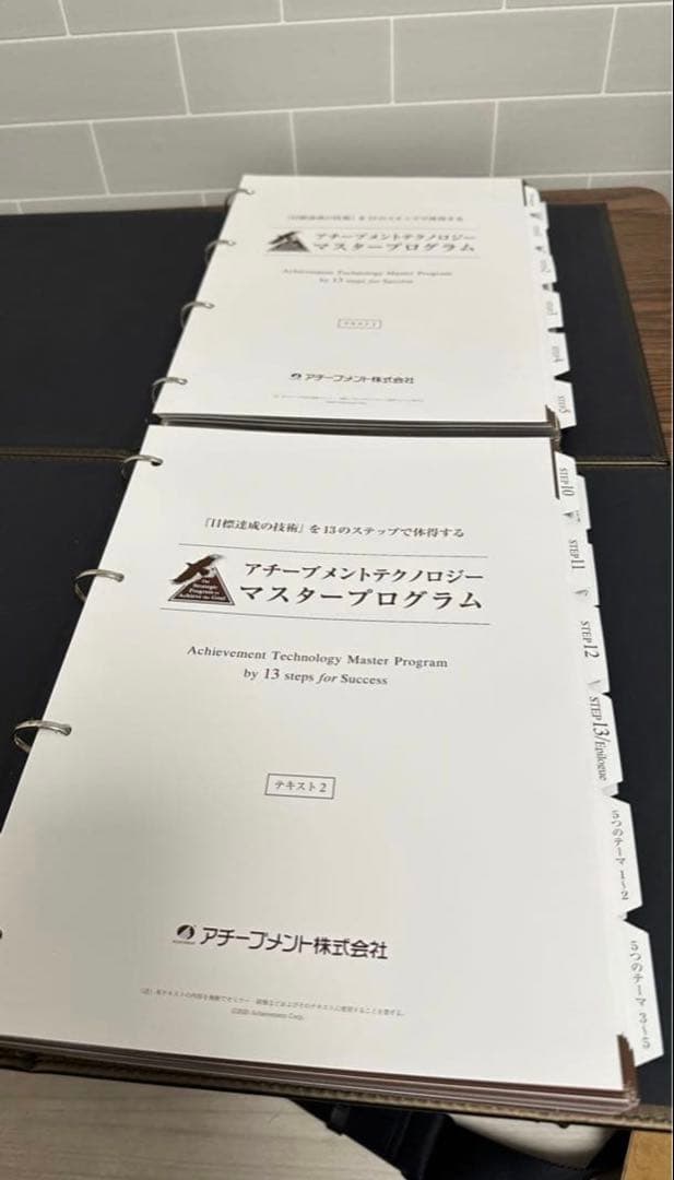 アチーブメント　マスタープログラム(テキスト・CD・DVD)