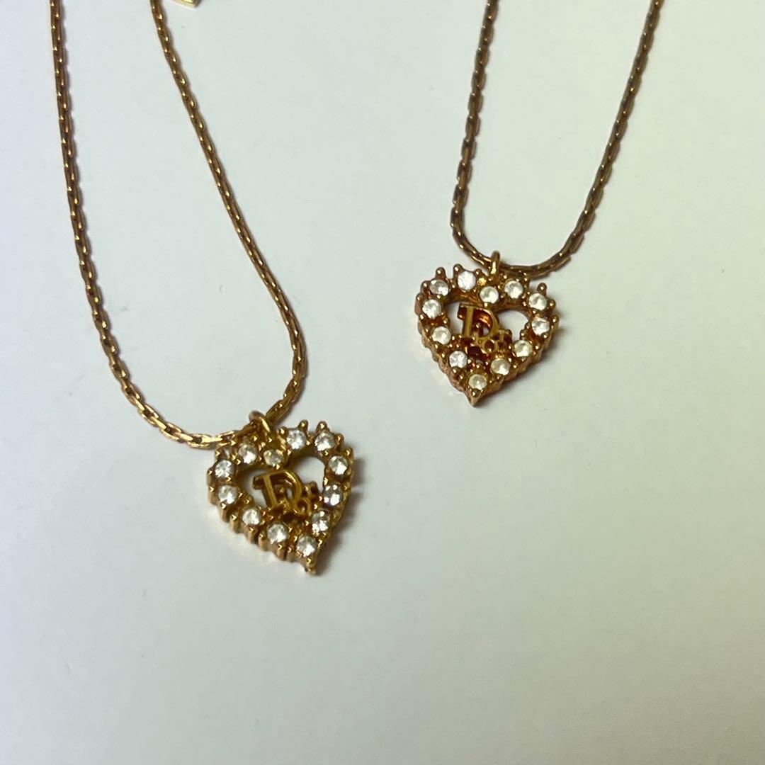ChristianDior ディオール　ネックレス　ブレスレット　セット　ハート