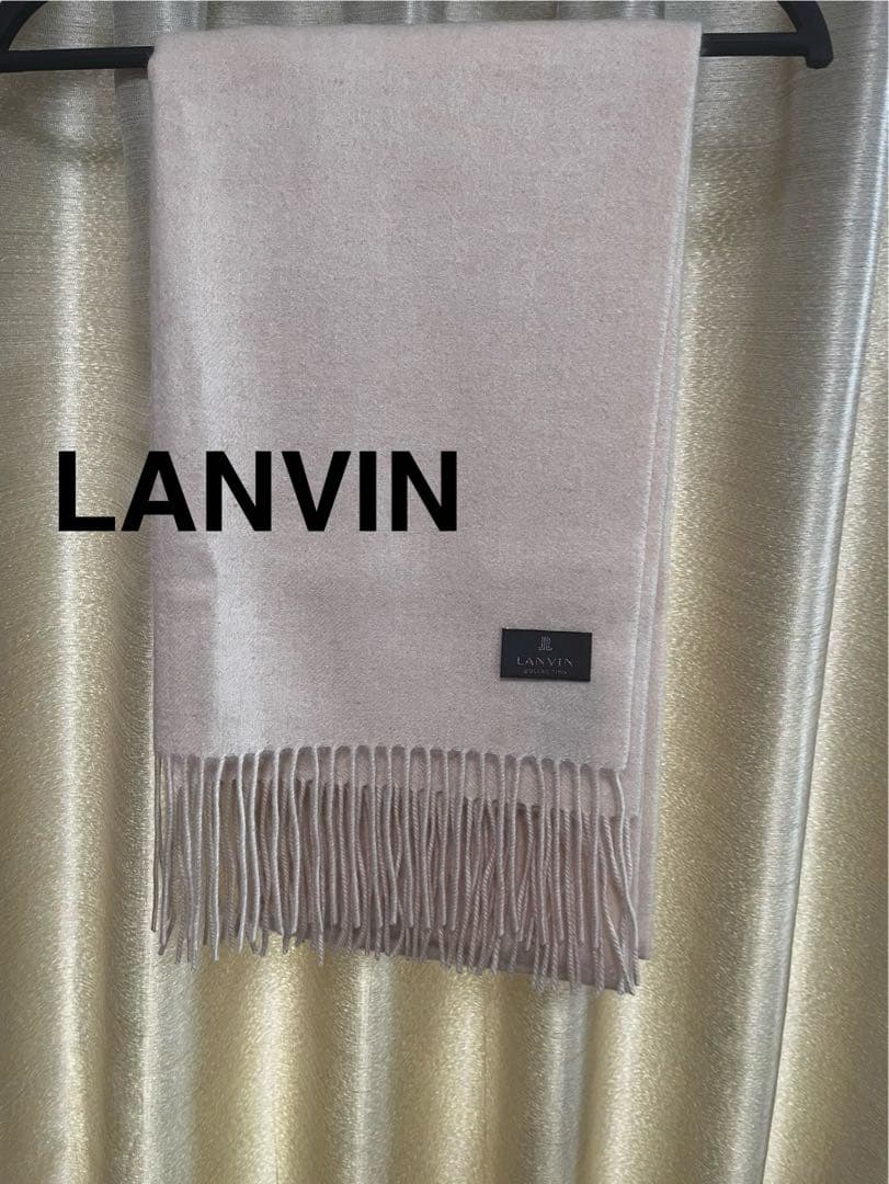 LANVIN COLLECTION マフラー ストール　オフホワイト