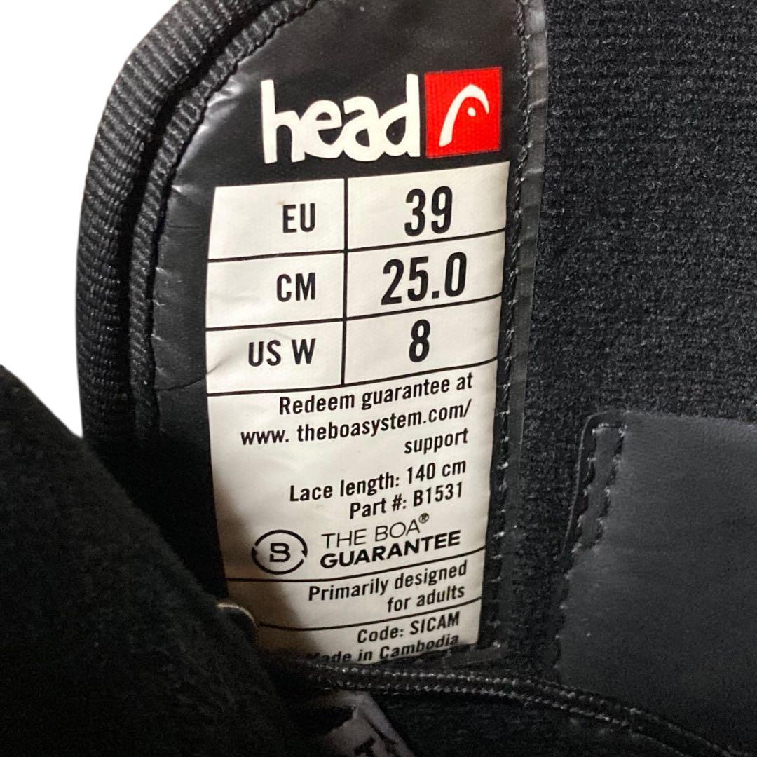 3回使用のみ　head BOAスノーボードブーツ25.0cmパーフェクトフィット