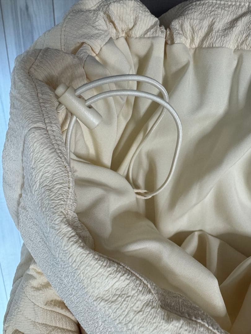 【お値下げ】emmi ドルマンスリーブ中わたコート アイボリー