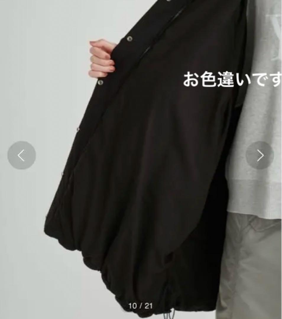 【お値下げ】emmi ドルマンスリーブ中わたコート アイボリー