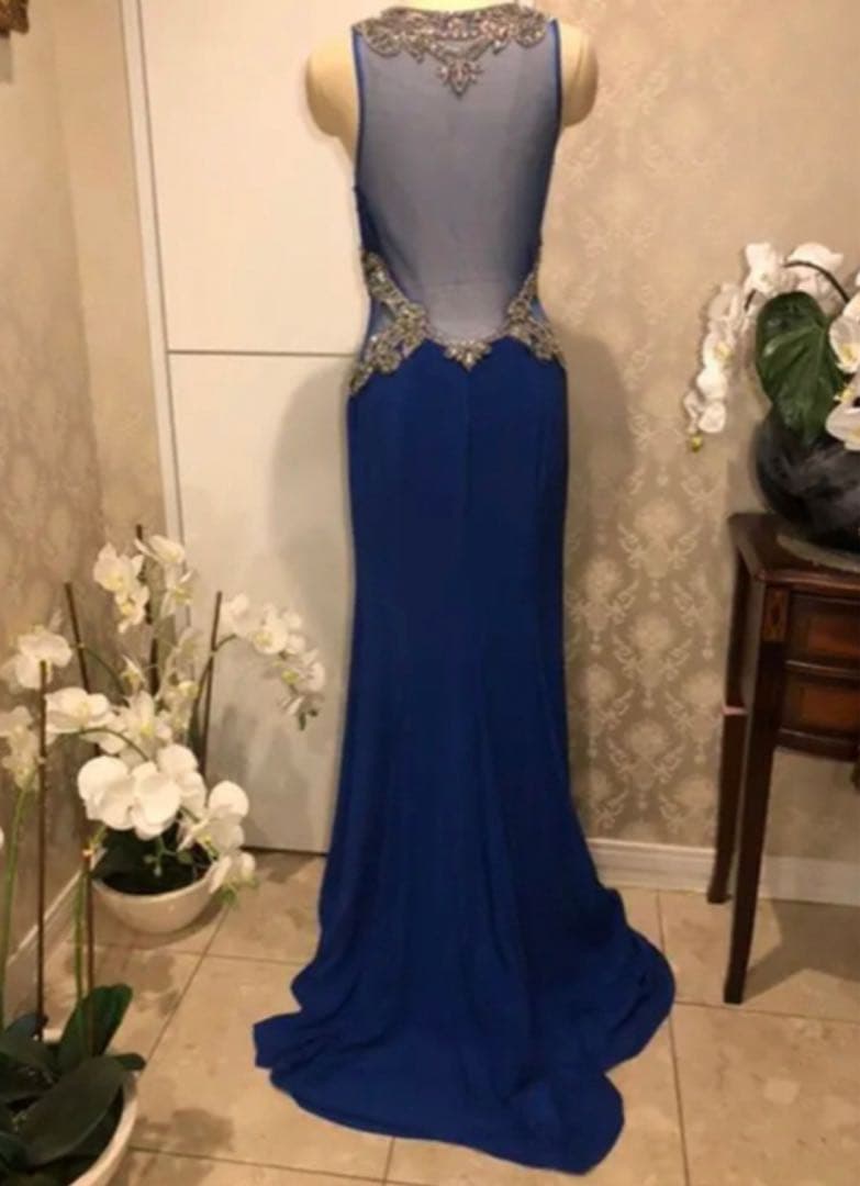 スリットタイトロングドレス　誕生パーティー　演奏会ステージキャバ嬢ナイトクラブ