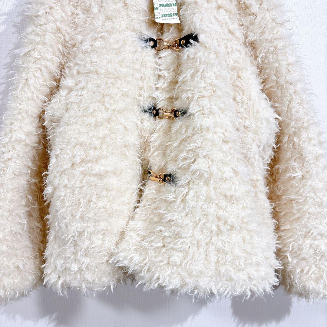 【新品】jumelle ジュメル　プードルビットコート　ダッフルコート　ファー