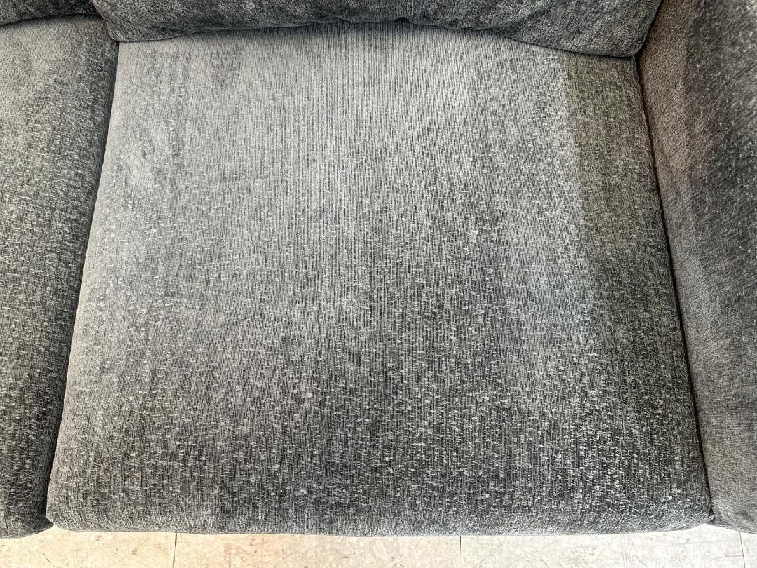 モダンデコ　2人掛けソファ　ローソファ可能　グレー