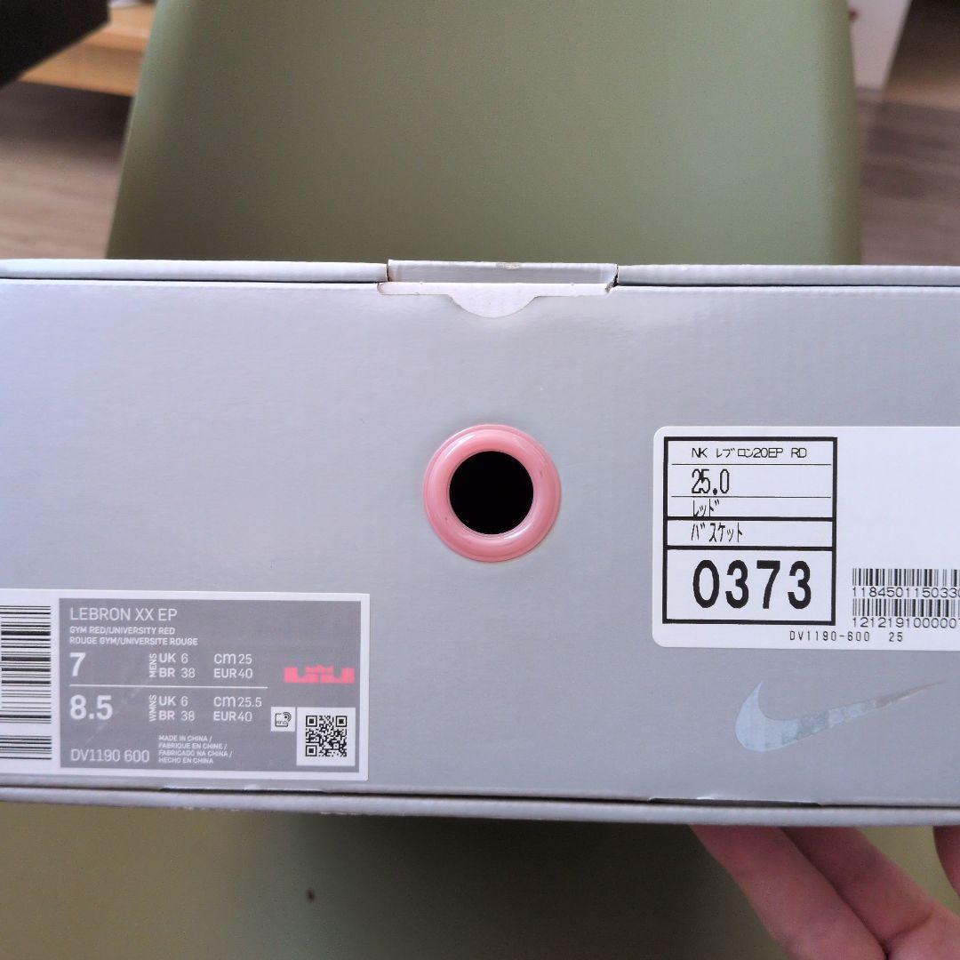 NIKE レブロン20リバプール 25cm