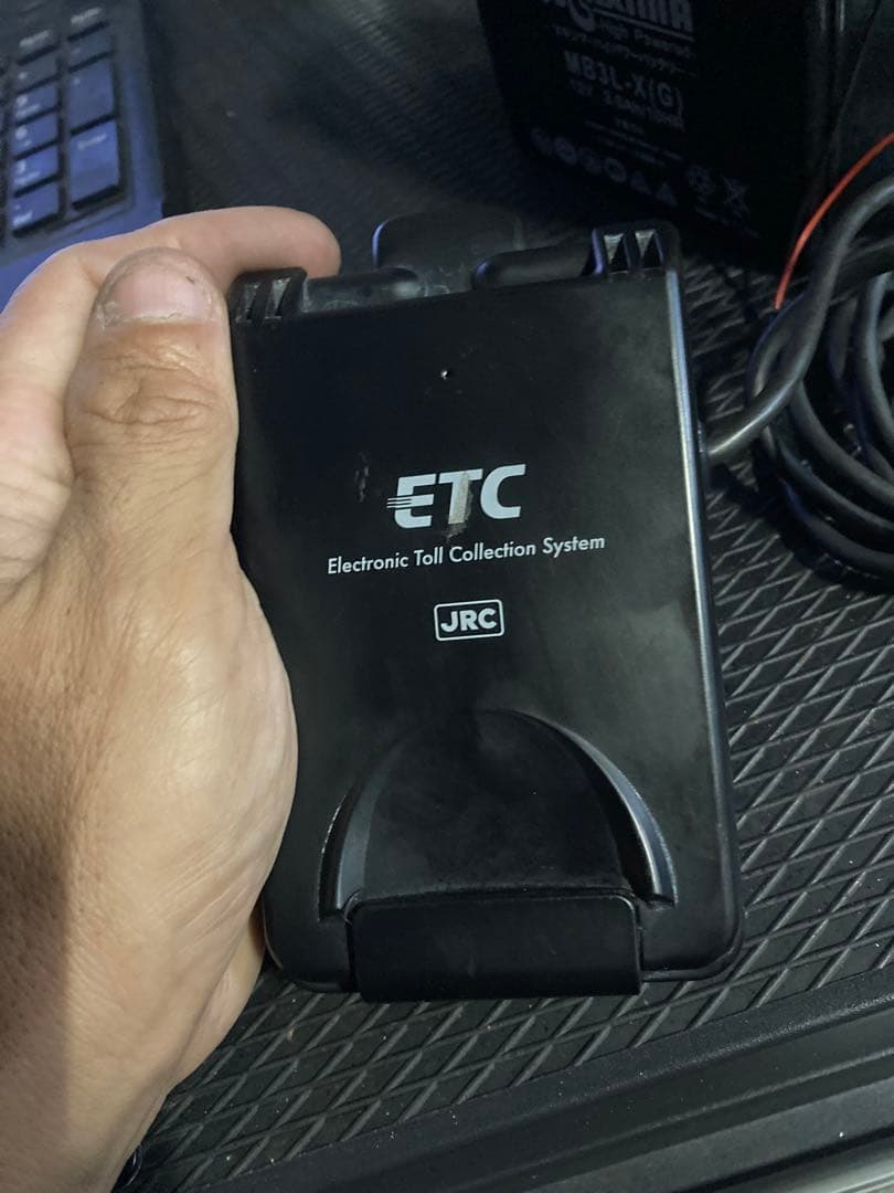 MSC-BE31 セットアップ済 オートバイ用ETC 二輪　台座　ステー付