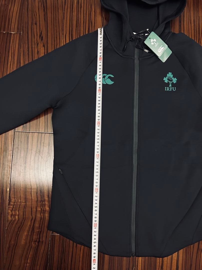 Canterbury ラグビー　アイルランド代表　選手用　フルジップパーカー S