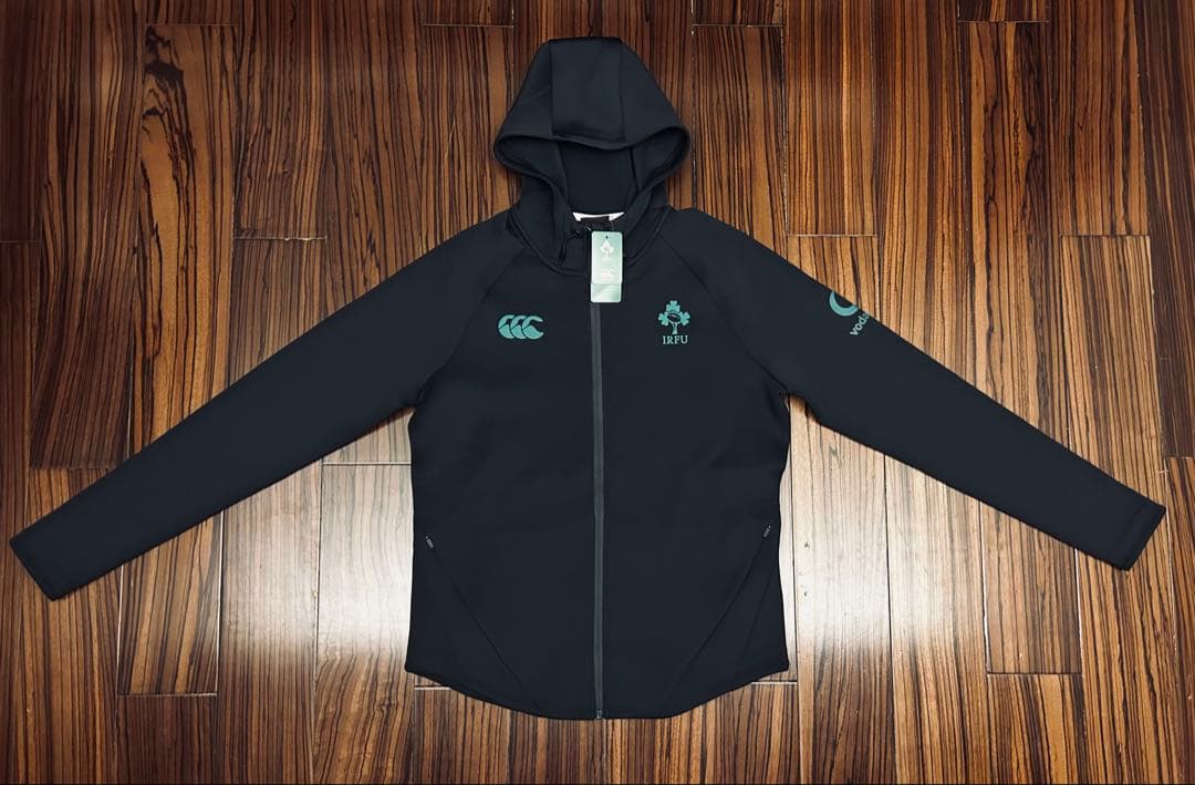 Canterbury ラグビー　アイルランド代表　選手用　フルジップパーカー S