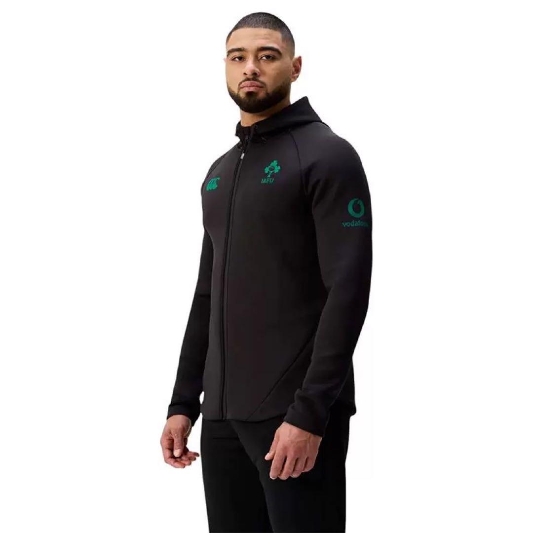 Canterbury ラグビー　アイルランド代表　選手用　フルジップパーカー S