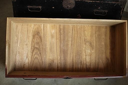 丸金具庄内箪笥　2段　タンス　収納　古家具　古民家　時代家具