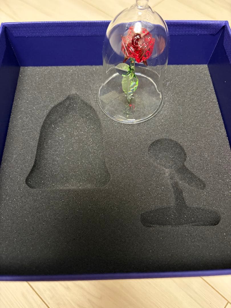 スワロフスキー 魔法のバラ 美女と野獣 ディズニー 5230478 置物