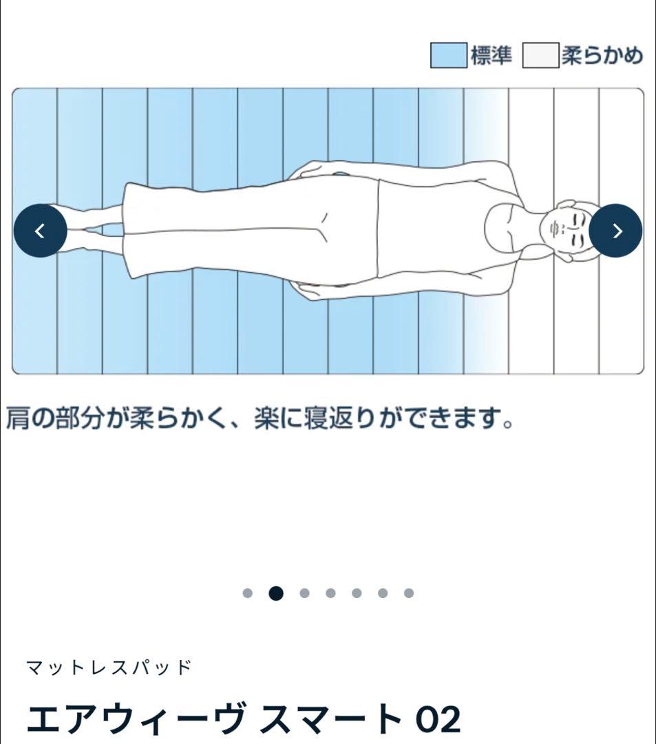 airweave スマート02 ダブル マットレス マットレスパッド　敷きパッド