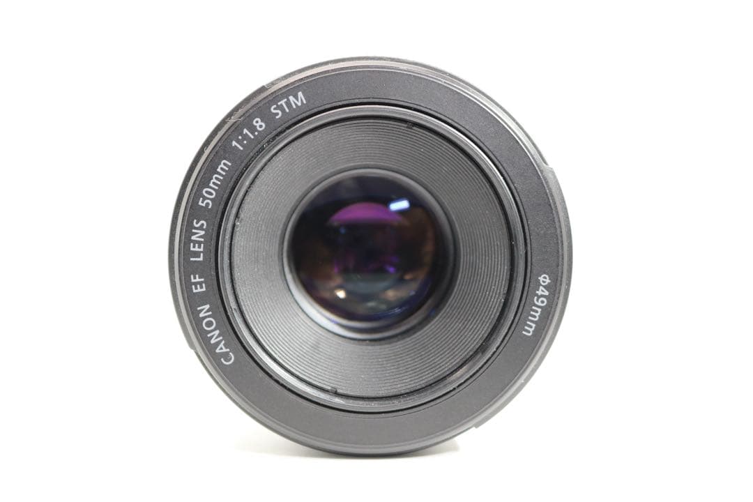 美品 【Canon EF50mm F1.8 STM】 単焦点レンズ 安心保証あり