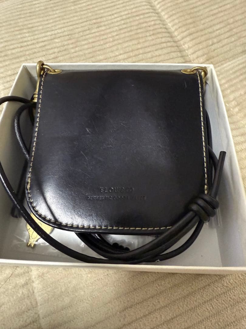 SLOW ミニウォレット ネックウォレット コードバン レザー SO877P