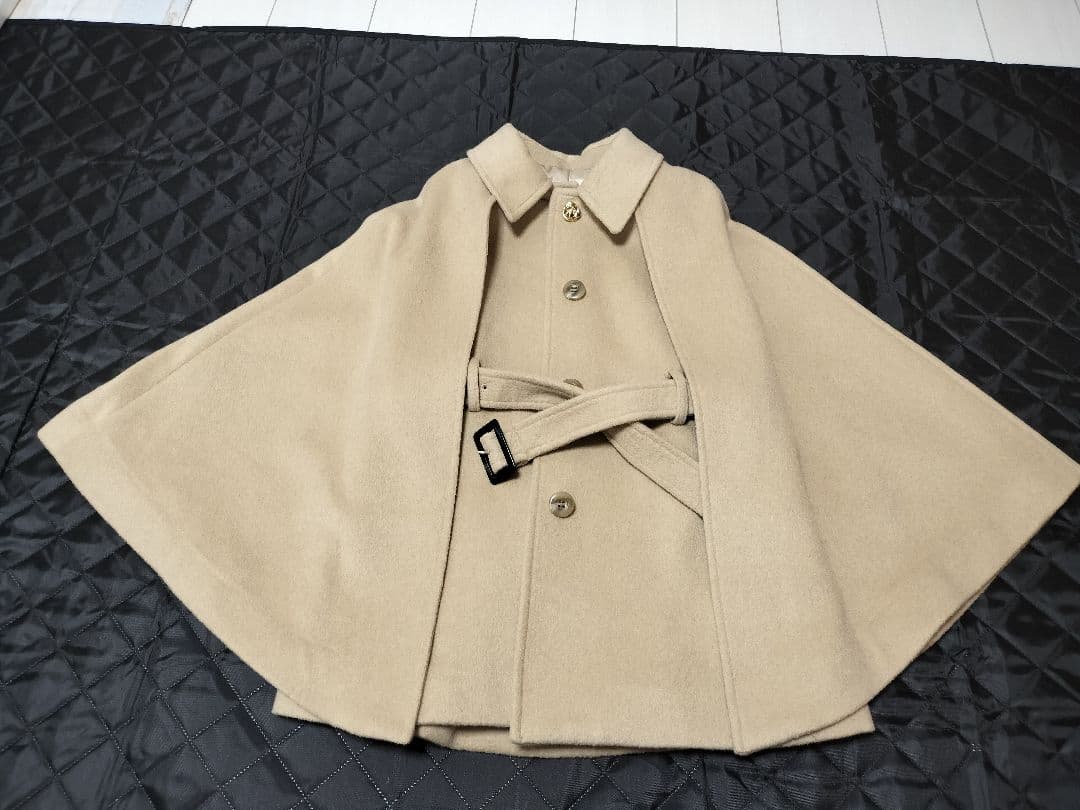 LILY BROWN ベージュ ケープコート