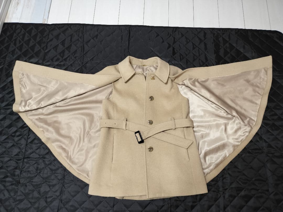 LILY BROWN ベージュ ケープコート