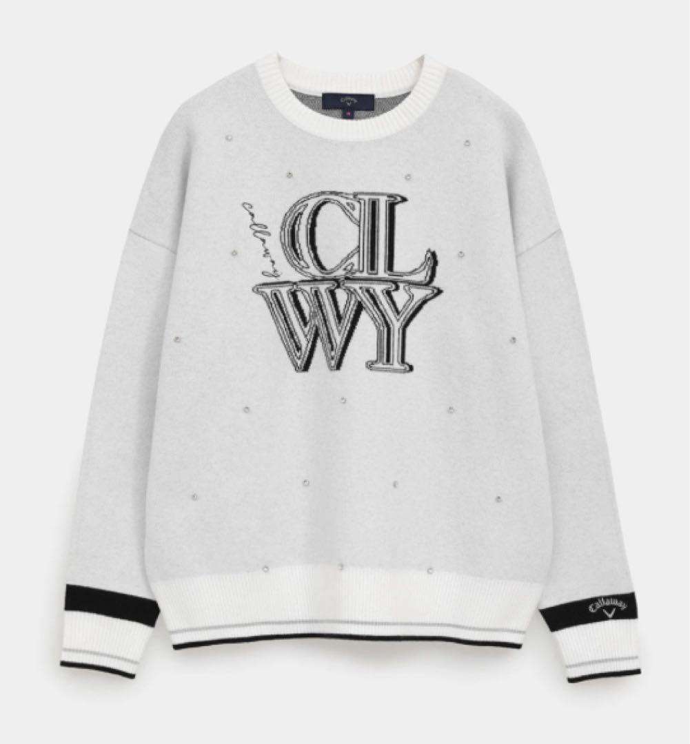 キャロウェイゴルフ Callaway Golf クルーネックセーター ホワイト