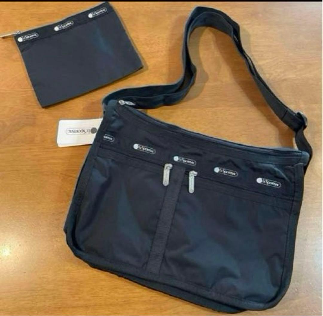 【新品】LeSportsac DX everydayショルダーバッグ　黒