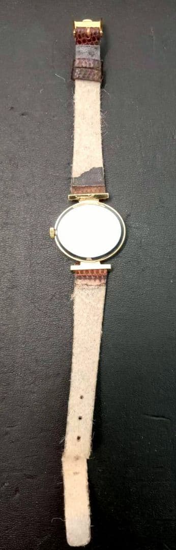 OMEGA 腕時計 ゴールド レザー