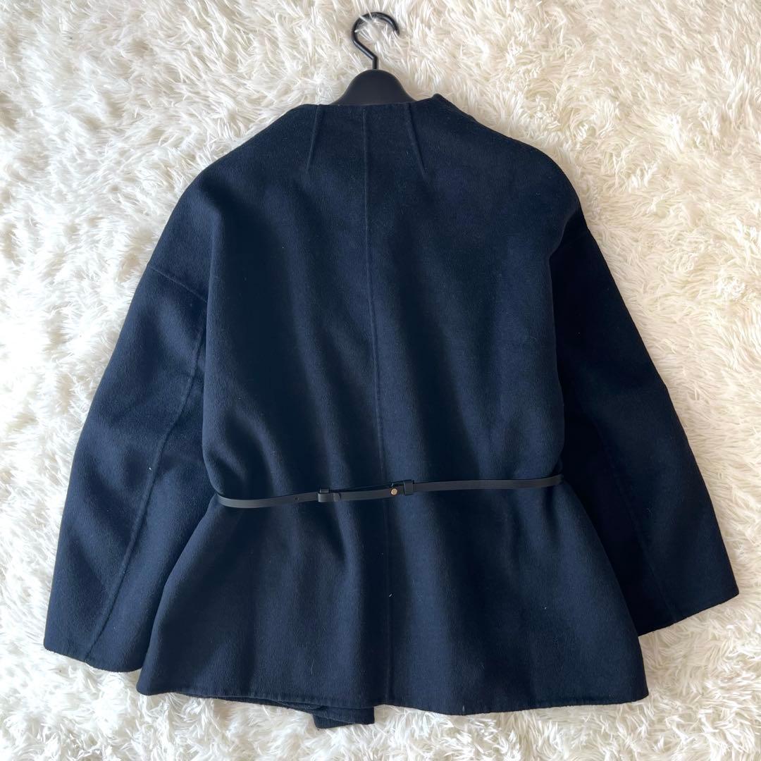 美品✨CELFORD セルフォード ミドル丈リバーコート ベルト付き