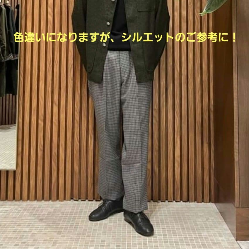 ❣️半額❣️BERWICH ARDBEG ウール ガンクラブチェックスラックス