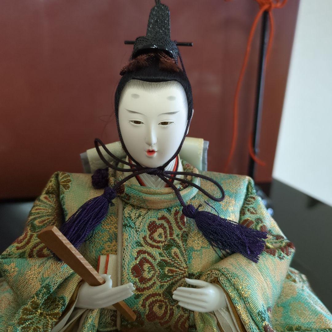 人形の秀月　平安絵巻雛　雛人形　ひな祭り（台とセットで割引あり）