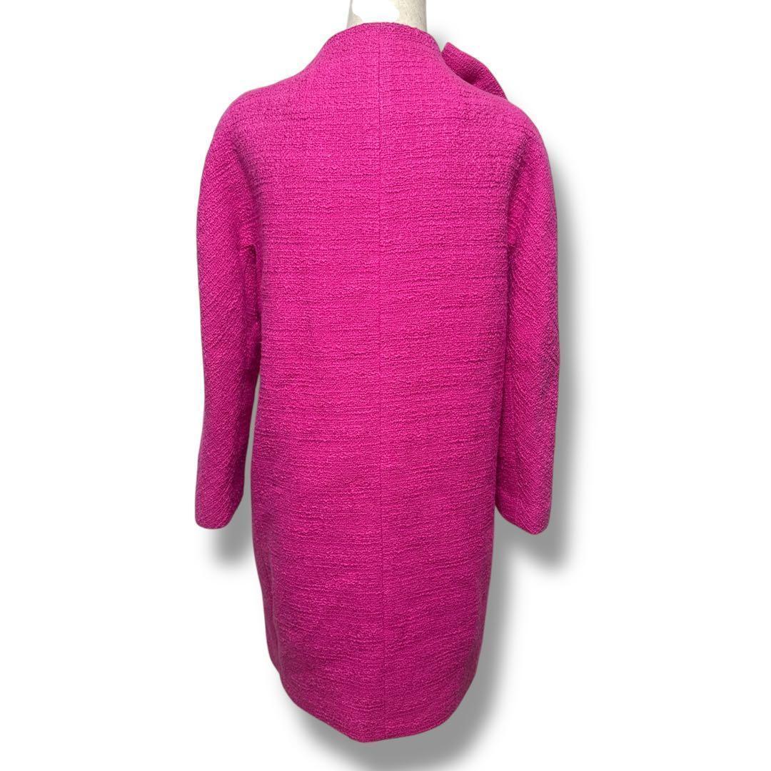 美品 ケイトスペード kate spade リボン付きドロシーツイードコート M