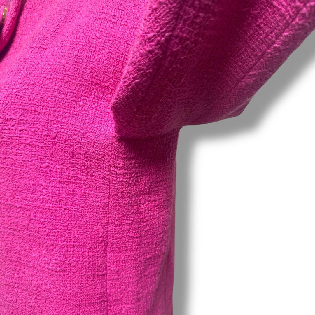 美品 ケイトスペード kate spade リボン付きドロシーツイードコート M