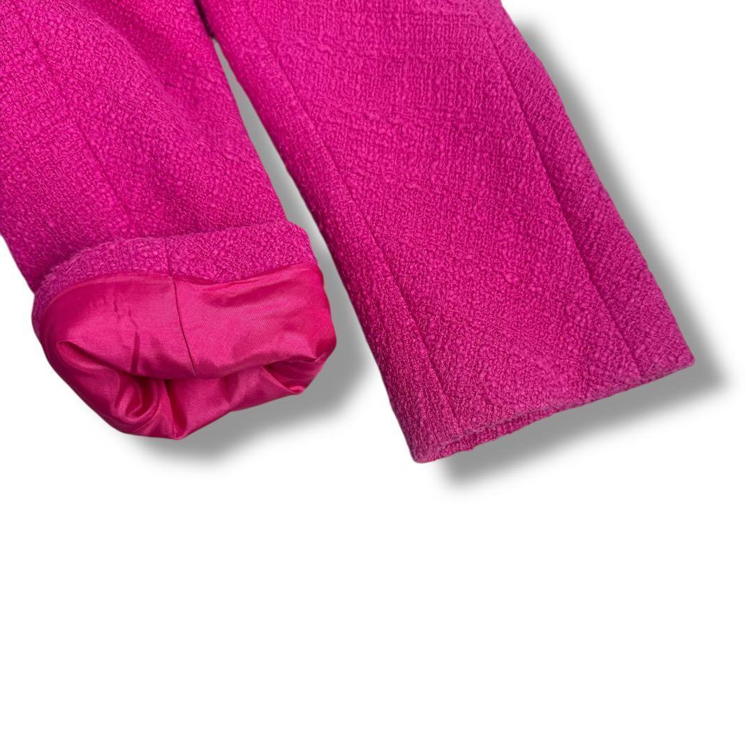 美品 ケイトスペード kate spade リボン付きドロシーツイードコート M