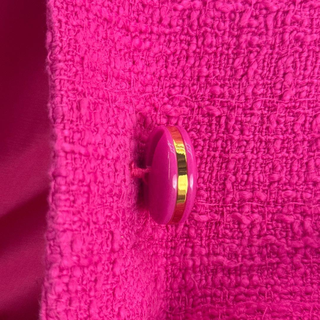 美品 ケイトスペード kate spade リボン付きドロシーツイードコート M