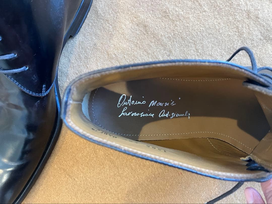 アントニオ　マウリッツィ　コードバン 42 1/2 チャッカブーツ