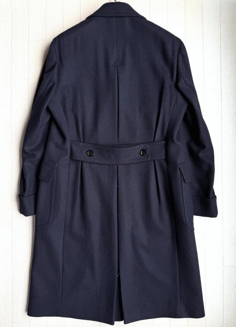 今期25AW LARDINI ウール カシミア アルスター ポロ コート