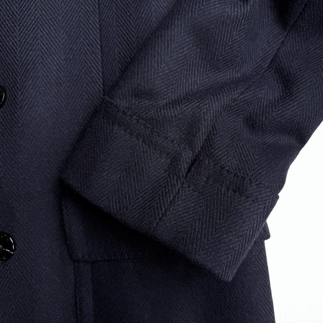 今期25AW LARDINI ウール カシミア アルスター ポロ コート