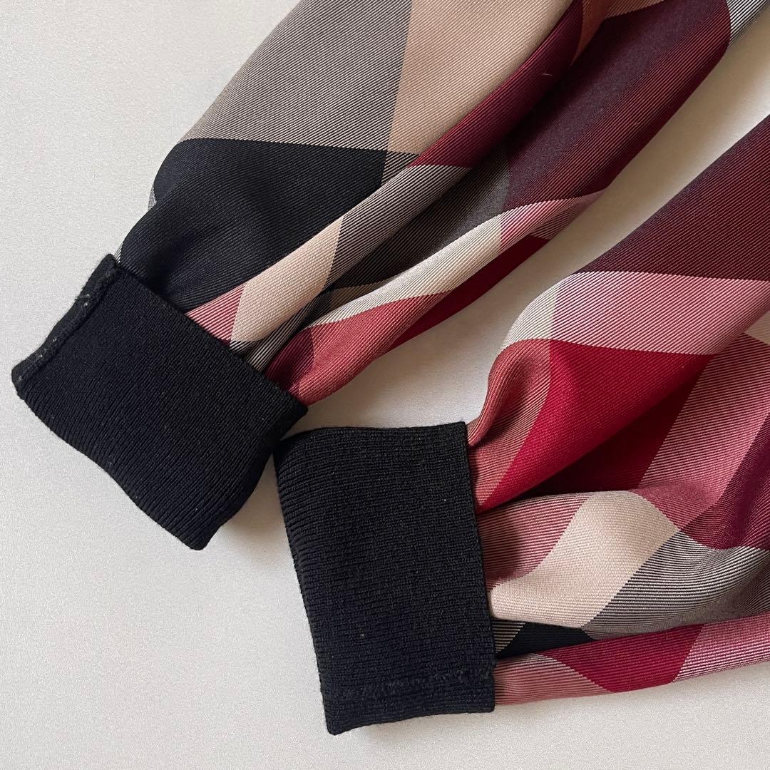 美品 ブルーレーベルクレストブリッジ ウールアクリルブレンドニットドレス 38