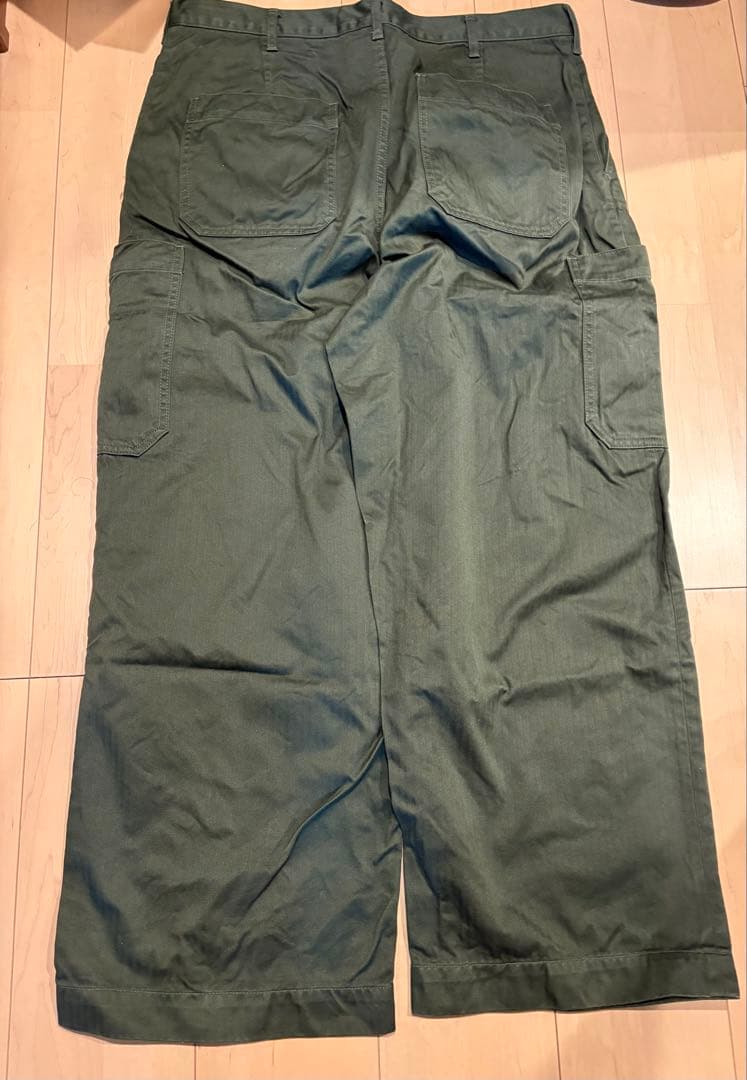 パンツ Graphpaper Suvin Herringbone Cargo Pants