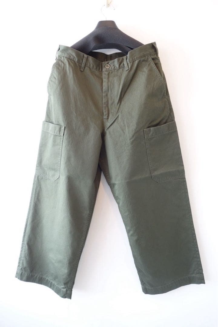 パンツ Graphpaper Suvin Herringbone Cargo Pants